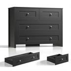 Elegant Bedroom Dresser with 4 Large Drawers and Modern Design