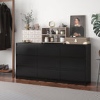 Minimalist Double Dresser with Wide Storage Drawers