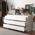 Minimalist Double Dresser with Wide Storage Drawers