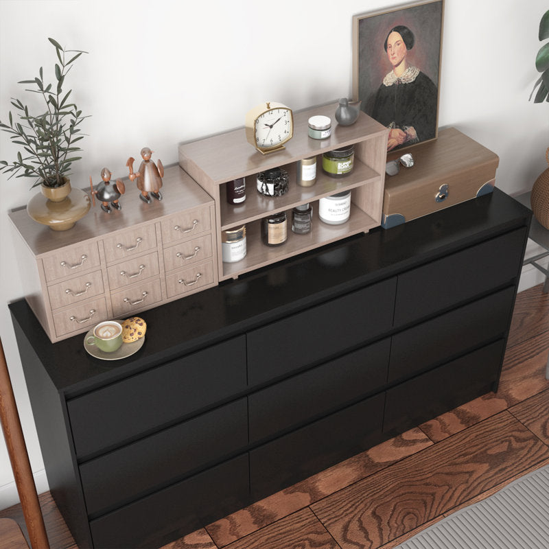 Minimalist Double Dresser with Wide Storage Drawers