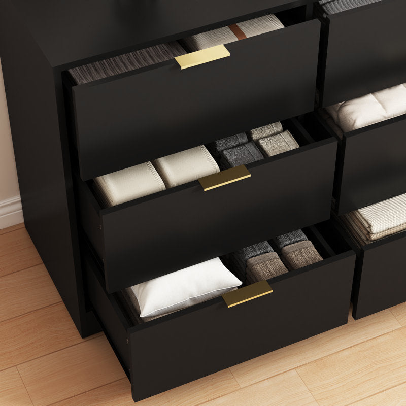 Minimalist Bedroom Dresser with Spacious Drawers and Clean Lines