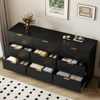 Minimalist Bedroom Dresser with Spacious Drawers and Clean Lines
