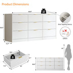 Minimalist Bedroom Dresser with Spacious Drawers and Clean Lines