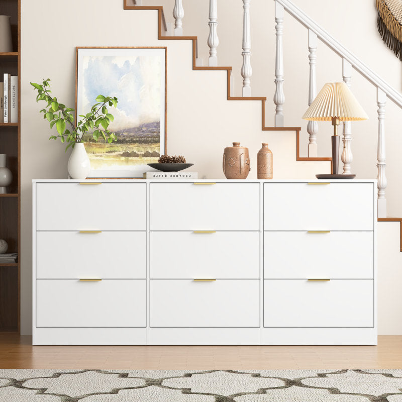 Minimalist Bedroom Dresser with Spacious Drawers and Clean Lines
