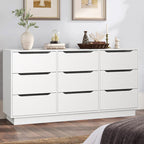 Elegant Bedroom Dresser with Handleless Modern Style