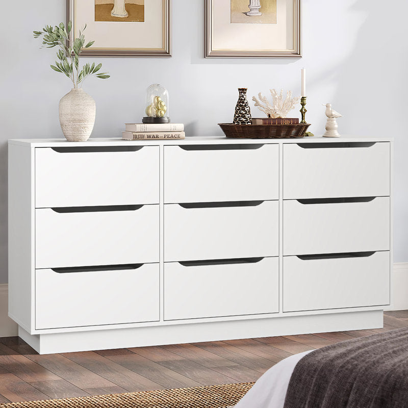 Elegant Bedroom Dresser with Handleless Modern Style