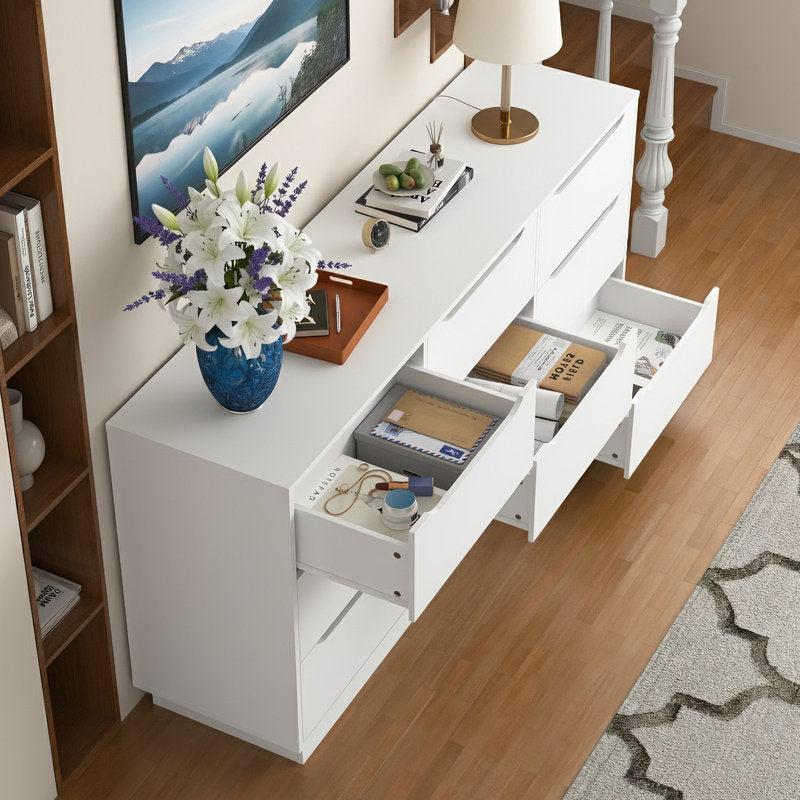 Elegant Bedroom Dresser with Handleless Modern Style
