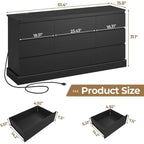 Minimalist Storage Dresser with Sleek Handleless Drawers