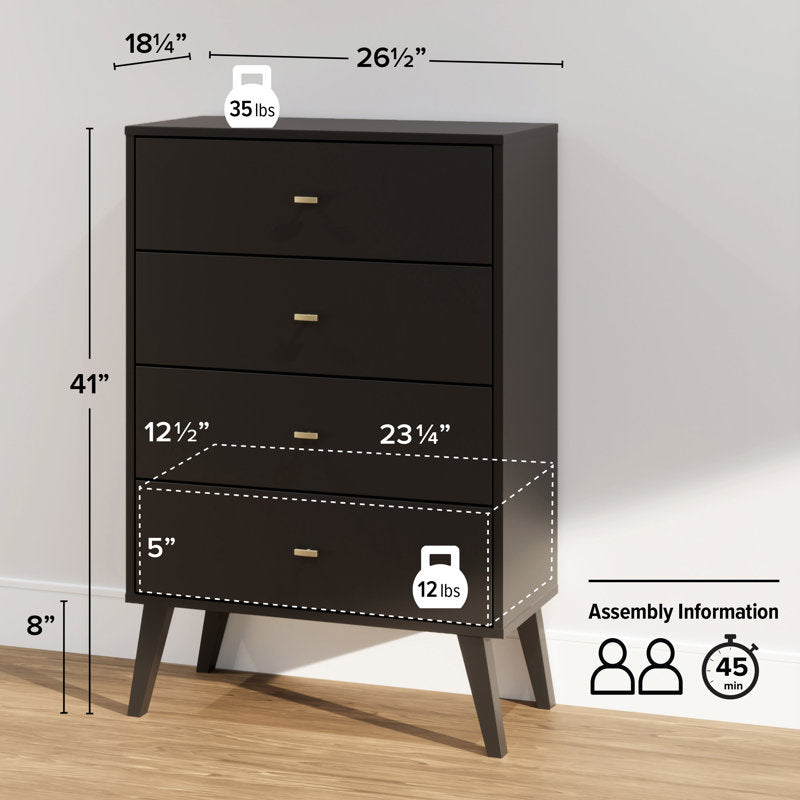 Elegent Storage Cabinet with Mid-Century Style Legs