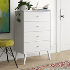 Elegent Storage Cabinet with Mid-Century Style Legs