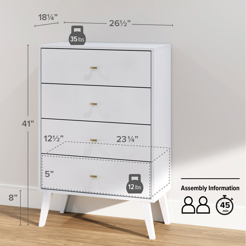 Elegent Storage Cabinet with Mid-Century Style Legs