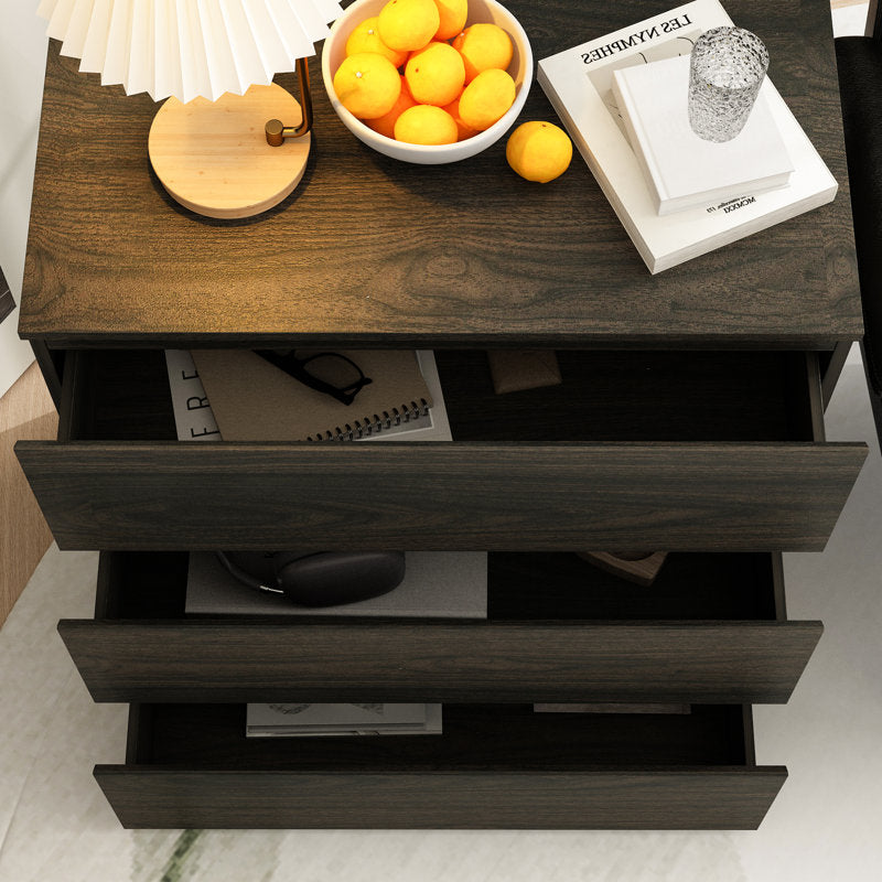 Modern 3-Drawer Dresser with Handle-Free Minimalist Design