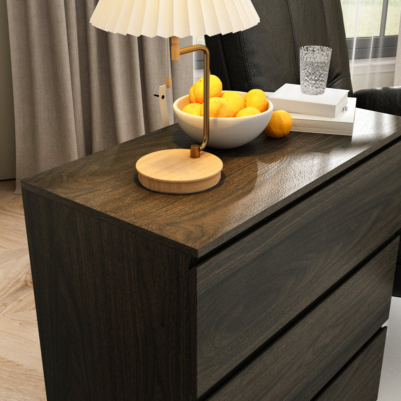 Modern 3-Drawer Dresser with Handle-Free Minimalist Design