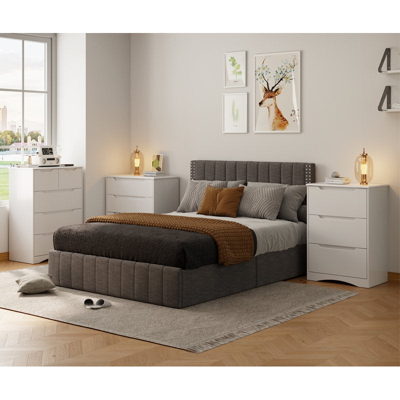 Minimalist Bedroom Dresser with Clean Lines and Spacious Drawers