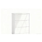 Minimalist Bedroom Dresser with Clean Lines and Spacious Drawers