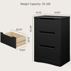 Minimalist Bedroom Dresser with Clean Lines and Spacious Drawers