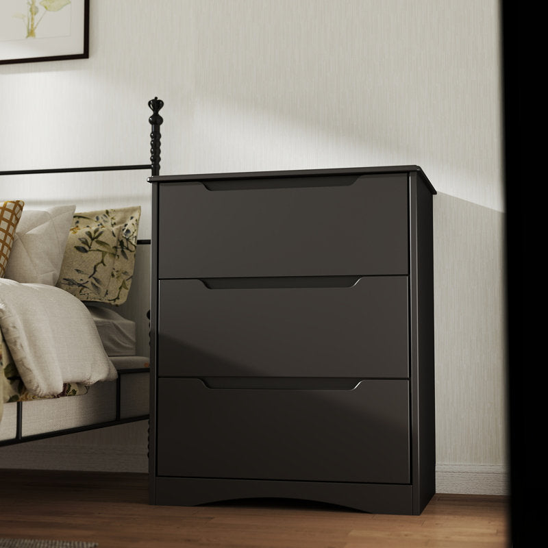 Minimalist Bedroom Dresser with Clean Lines and Spacious Drawers