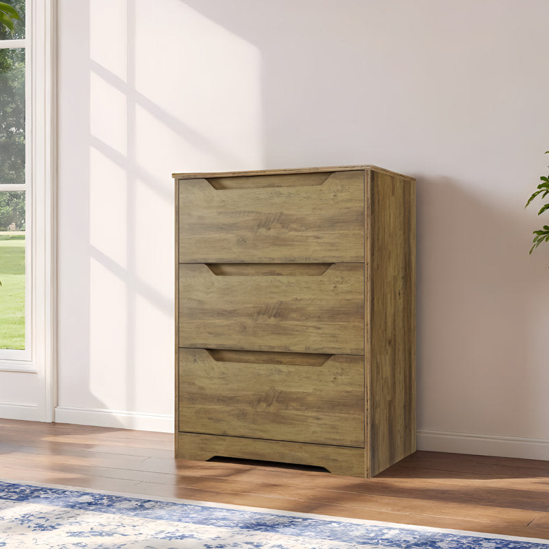 Contemporary Bedroom Storage Chest with 3 Spacious Drawers and Minimalist Style (Copy)