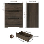 Contemporary Bedroom Storage Chest with 3 Spacious Drawers and Minimalist Style (Copy)