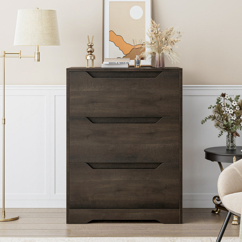 Contemporary Bedroom Storage Chest with 3 Spacious Drawers and Minimalist Style (Copy)