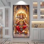 Divine Panchmukhi Hanuman Ji Essence Premium Acrylic Vertical Wall Art