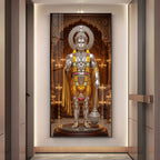 Jay Bajrangbali Premium Acrylic Vertical Wall Art