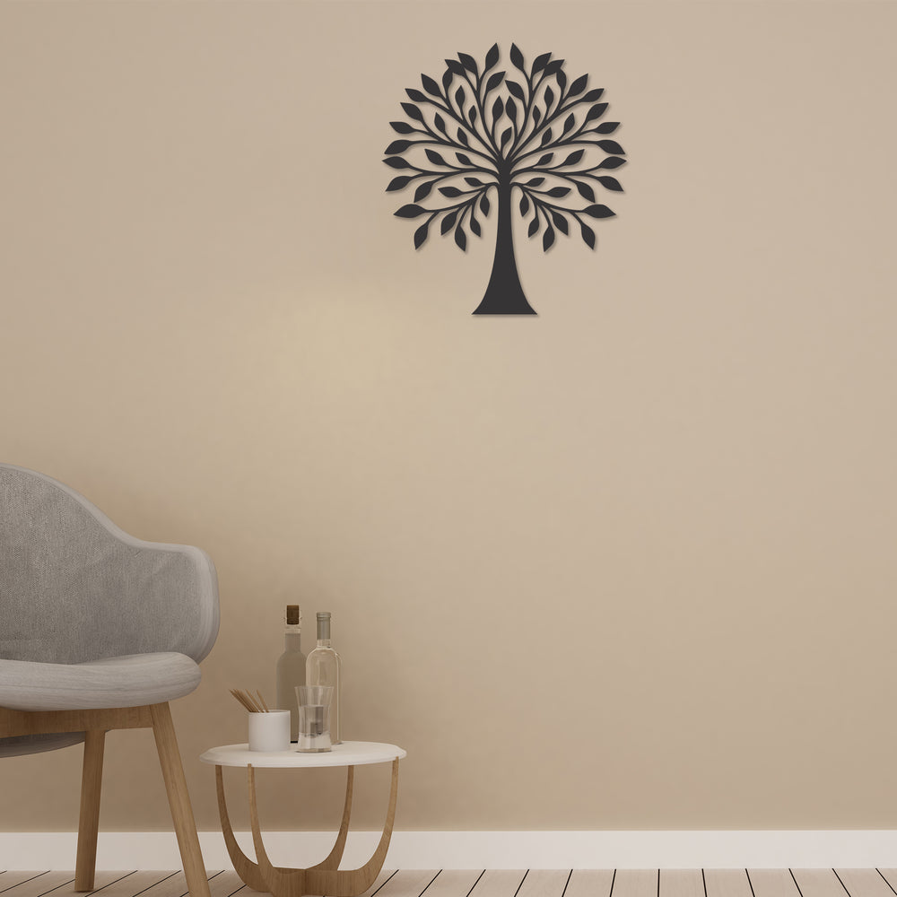 Modern Abstract Tree Metal Wall Art Created to Enhance Elegant Interior Wall Spaces
