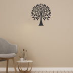 Modern Abstract Tree Metal Wall Art Created to Enhance Elegant Interior Wall Spaces