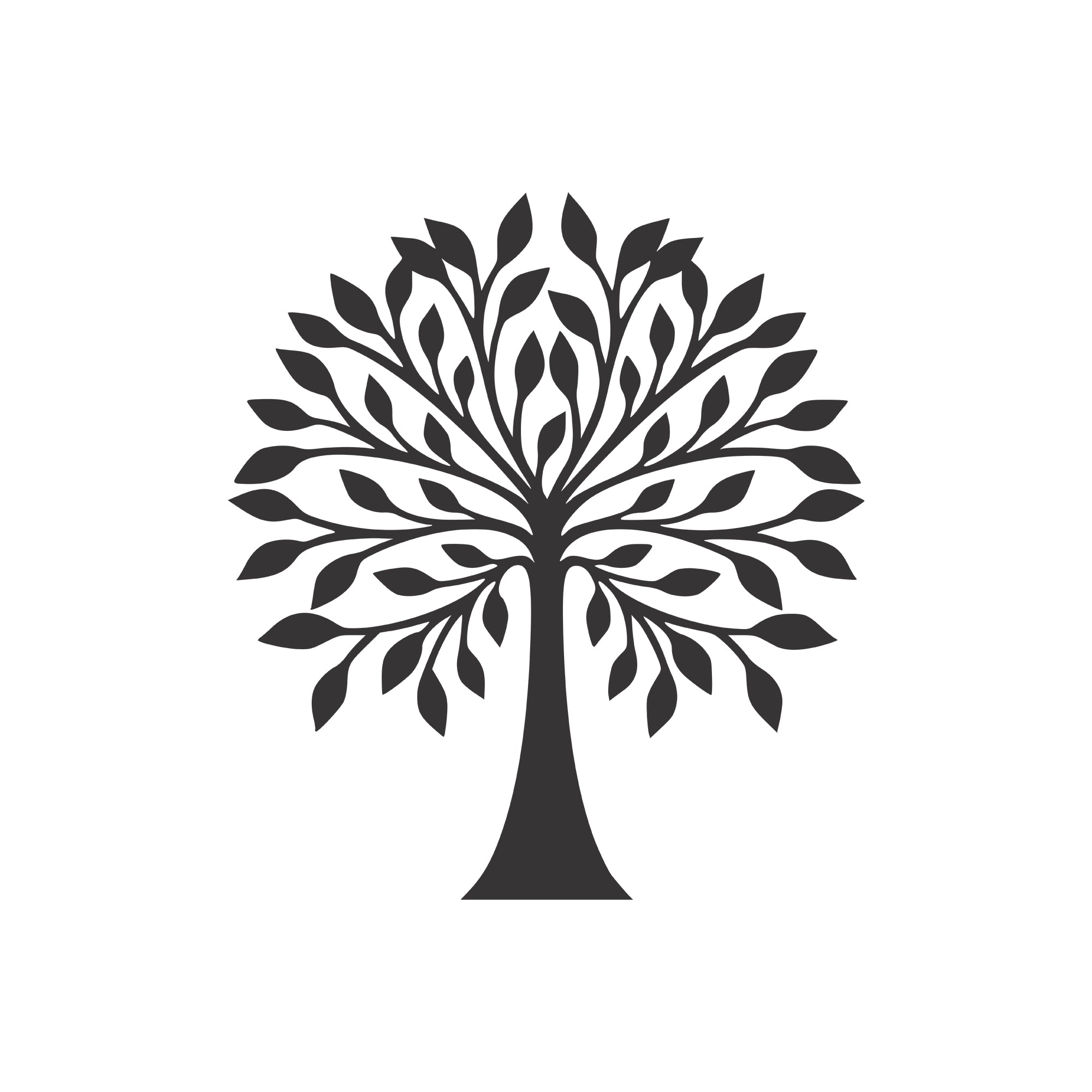 Decor Smart Tree of Life Design Black Mild Steel Home Decor | Modern Handmade Metal Wall Hanging | Elegant Nature Theme Steel Decorative Accent for Living Room Bedroom or Hall Wall