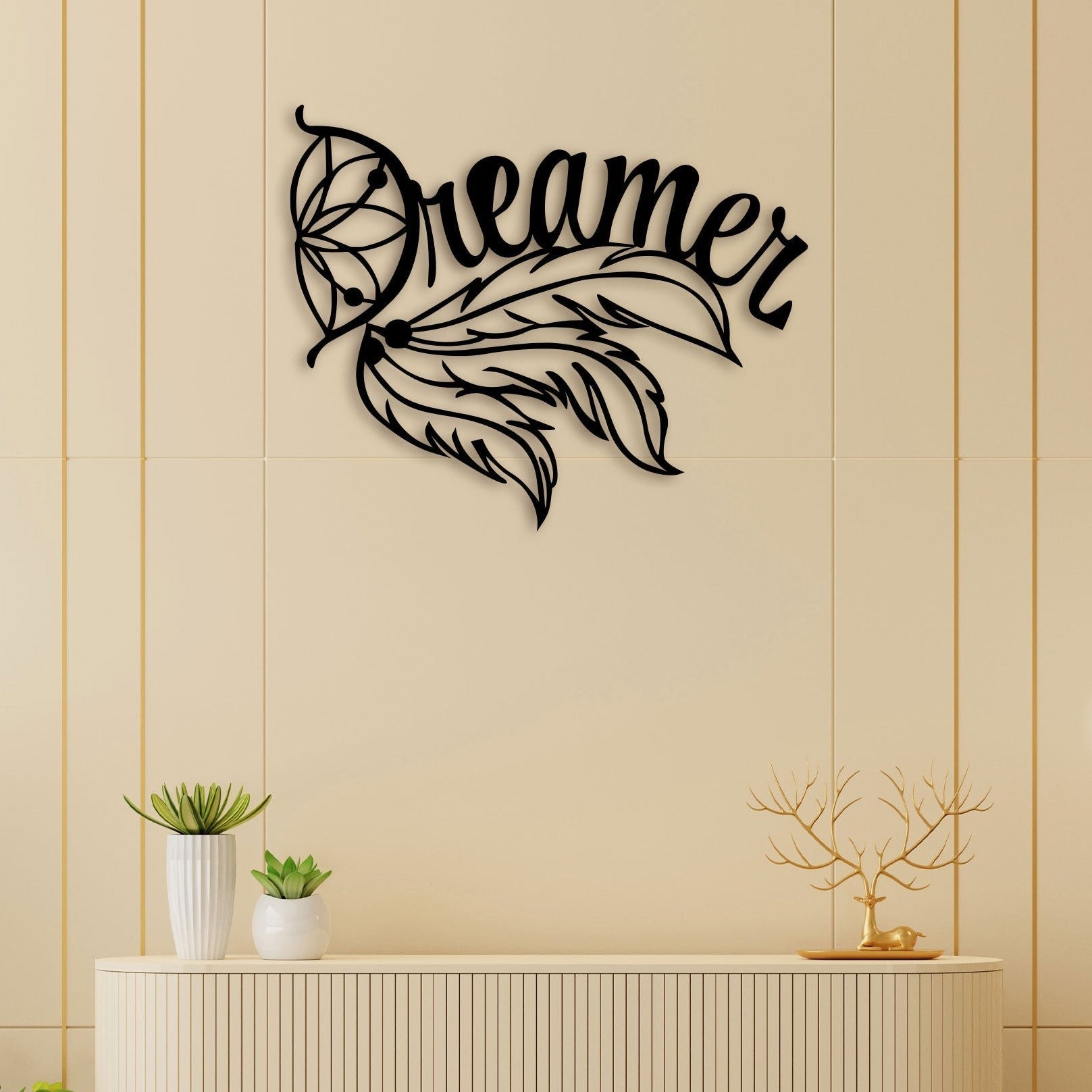 Dreamer Metal Wall Art – Inspire Every Space with Decor Smart