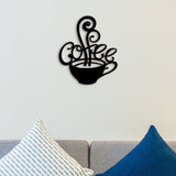 Coffee Mug Metal Wall Art – Brewed Style by Decor Smart