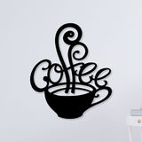 Coffee Mug Metal Wall Art – Brewed Style by Decor Smart