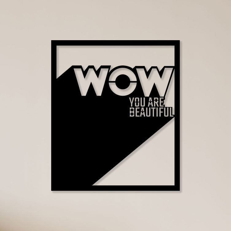 Feel-Good Decor – You Are Beautiful Wall Art by Decor Smart
