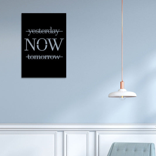 Only Now Metal Wall Art – Embrace the Present with Decor Smart