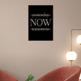 Only Now Metal Wall Art – Embrace the Present with Decor Smart