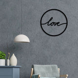 Stylish Love Metal Wall Art