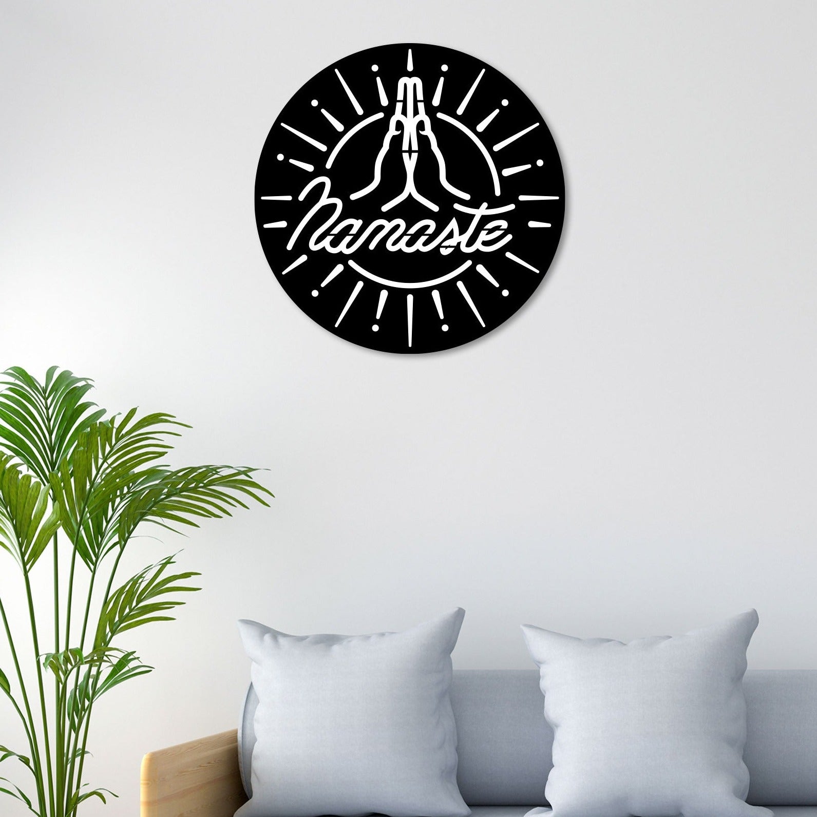 Namaste Wall Art for Home | Metal Decor by Decor Smart