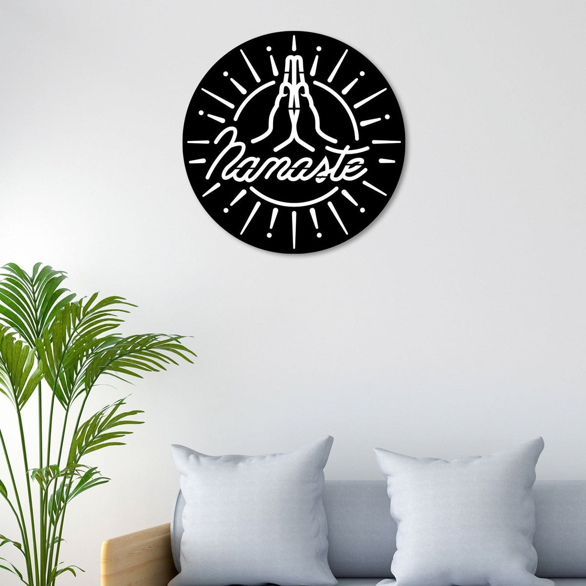 Namaste Wall Art for Home | Metal Decor by Decor Smart