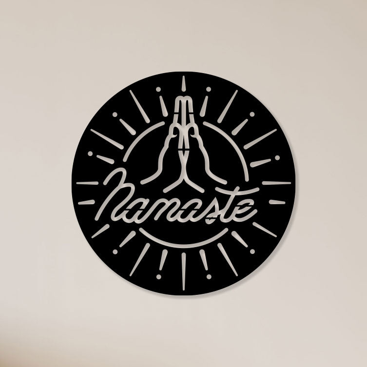 Namaste Wall Art for Home | Metal Decor by Decor Smart