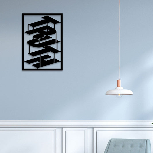 Always Truth Metal Wall Art – Bold Integrity by Decor Smart