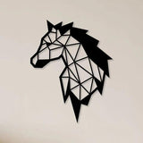 Elegant Horse Face Metal Wall Art - Decor Mantra 