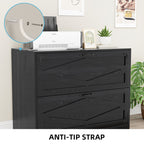 Two Drawer Filing Cabinet with Storage Top for Home Office Organization