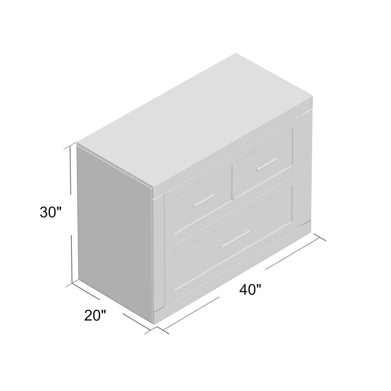 Compact Home Office Filing Cabinet with Multiple Drawers for File Organization