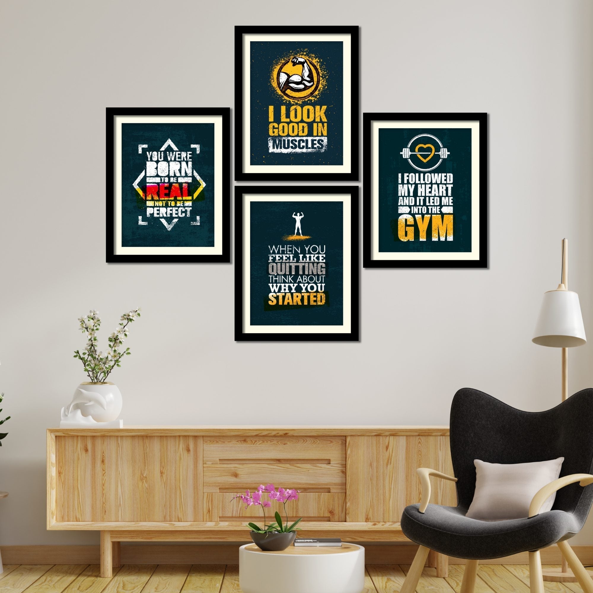 Premium Wall Frame Set of Four