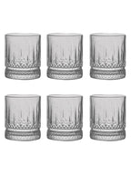 6 Pcs Premium Ribbed Whiskey Glasses 250ml