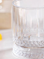 6 Pcs Premium Ribbed Whiskey Glasses 250ml