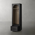 Modern Hall Tree Entryway Organizer With Coat Hooks and Drawer Storage