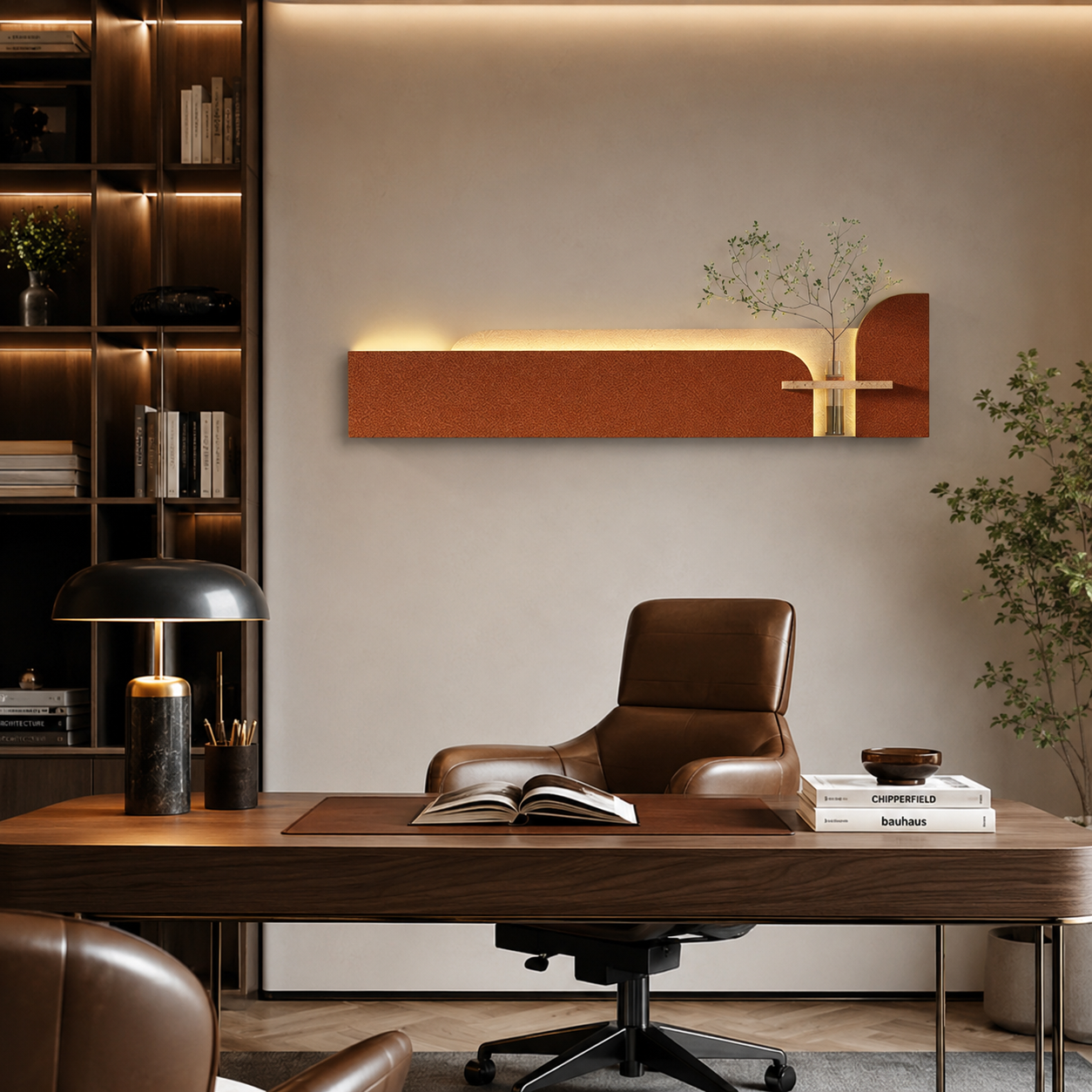 Aesthetic Wall Decoration with LED Lights for Home & Office Decor