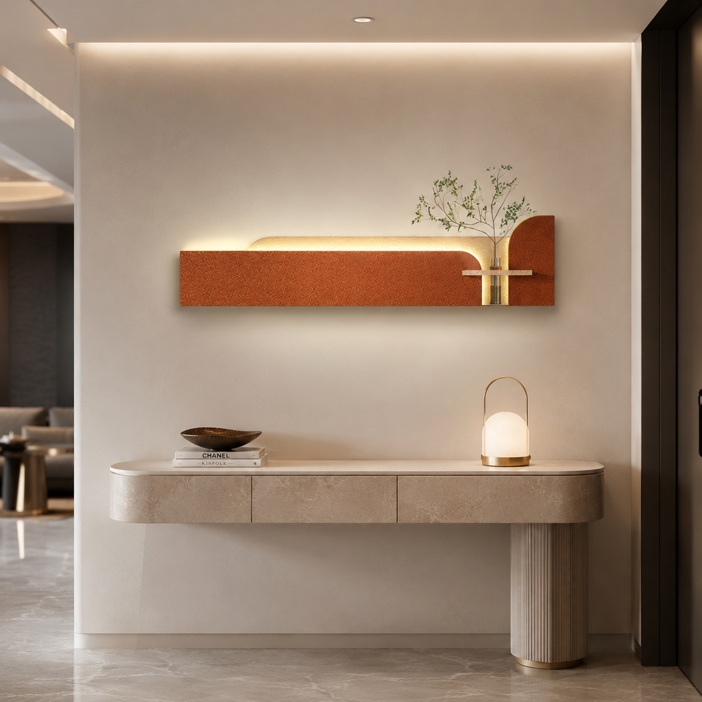 Aesthetic Wall Decoration with LED Lights for Home & Office Decor