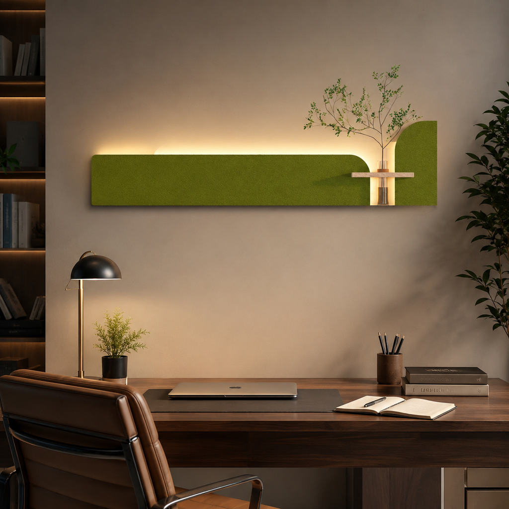 Aesthetic Wall Decoration with LED Lights for Home & Office Decor